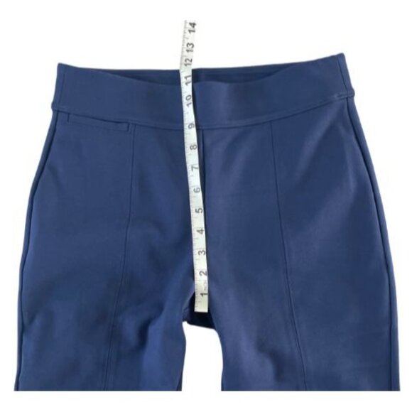 Soft Surroundings Soft Essential Ponte Slim Ankle Pants Navy Blue XS 2FY78 $89 - Picture 6 of 14